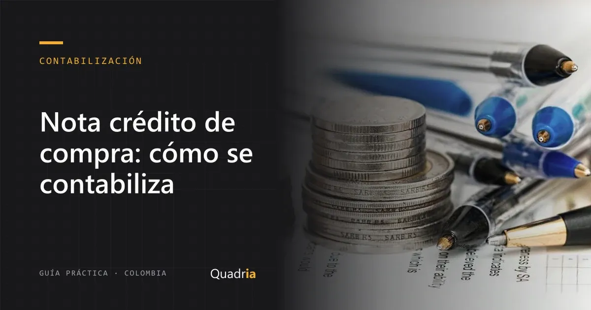 Portada: Nota crédito de compra: cómo se contabiliza
