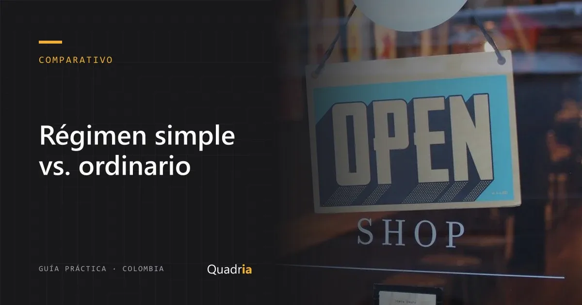 Portada: Régimen simple vs. ordinario: cuál te conviene