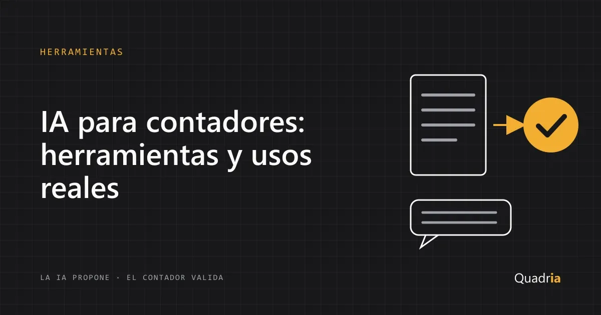 Portada: IA para contadores: herramientas y usos reales