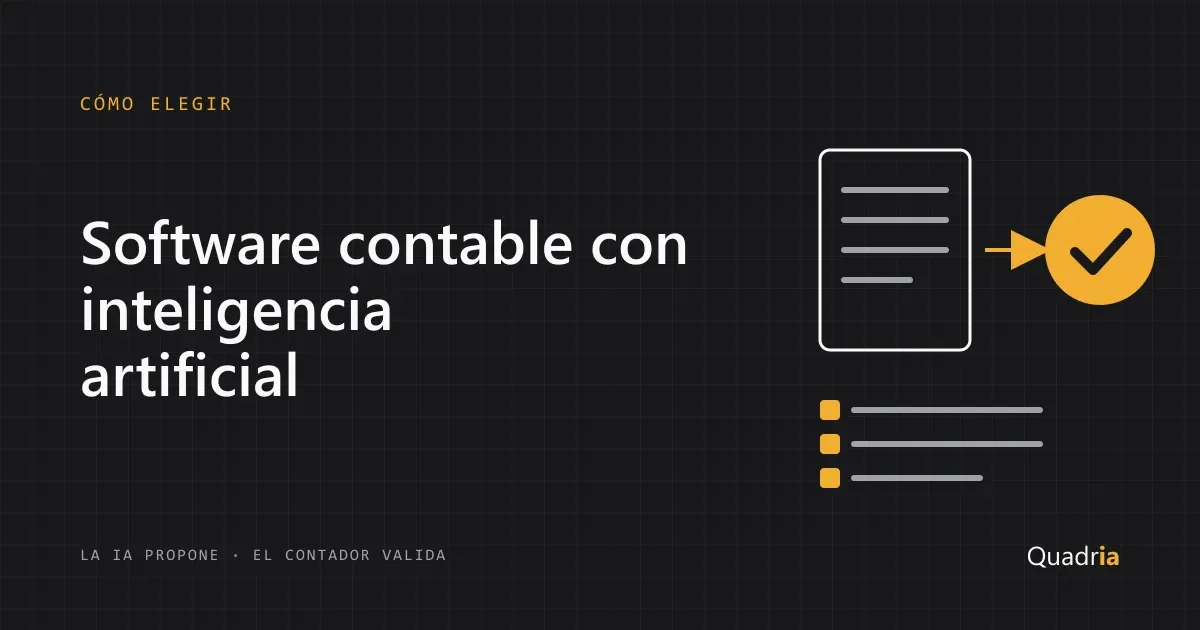 Portada: Software contable con inteligencia artificial